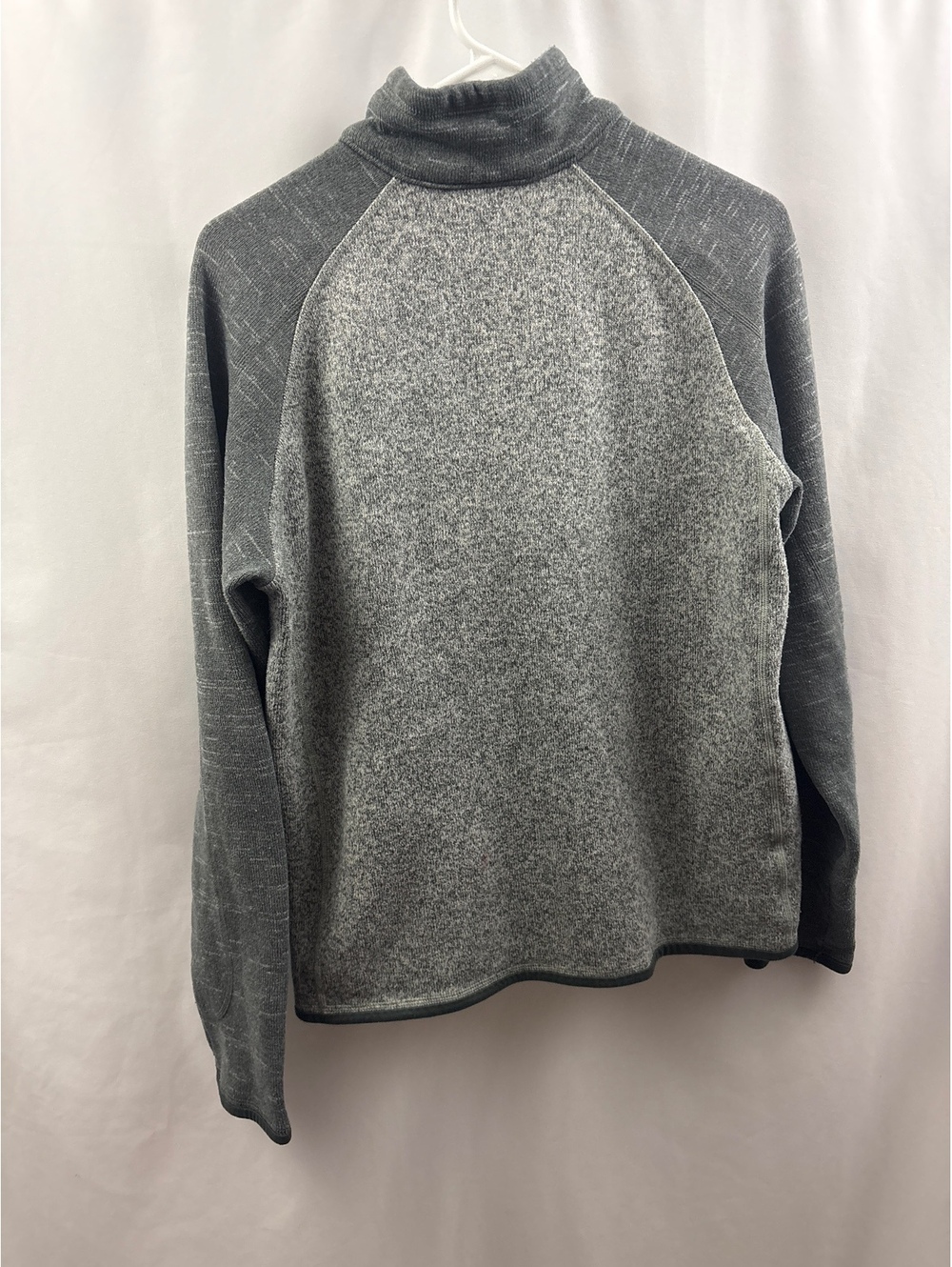 Patagonia Sweatshirt Mens M Gray 1/4 Zip Pullover Fleece Better Sweater Logo - Picture 6 of 6